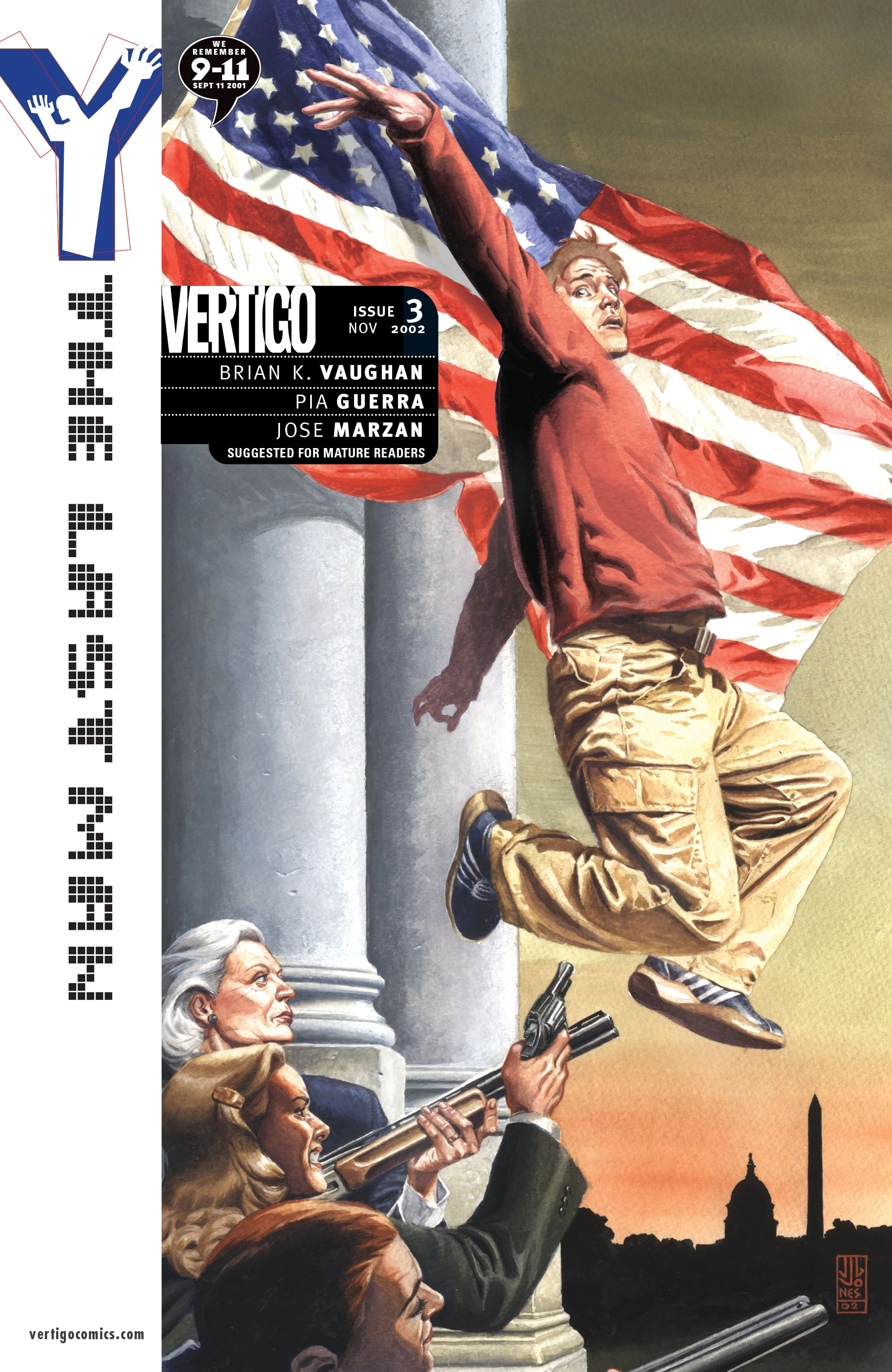 Y: The Last Man #3 (DC, 2002 — Cover A) cover